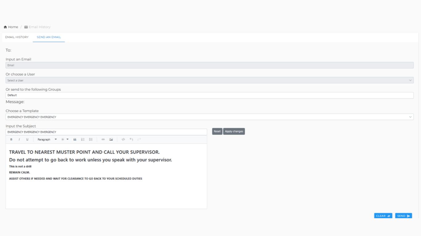Emergency Notifications